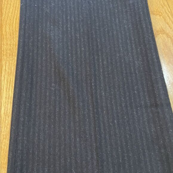 AKRIS Womens Pinstripe Wool Career Pants Size 10 Straight Leg Brown Excellent - Picture 12 of 14